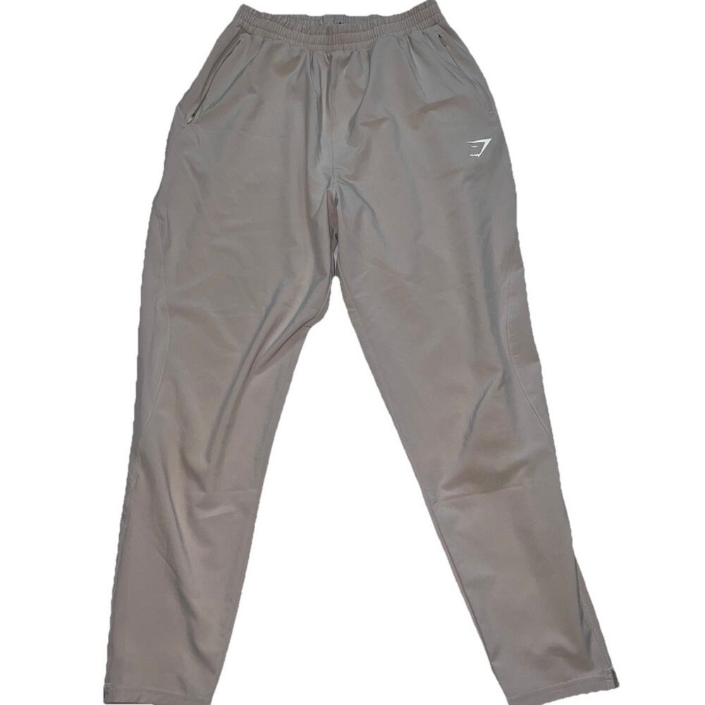 Gymshark Joggers Womens Size S Beige Maximise Track Windbreaker Pant Lightweight